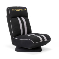 Геймерское кресло GM-06 Black (арт. GM-06 Black) - обивка ткань / черный с серым (коробок 1 шт.)