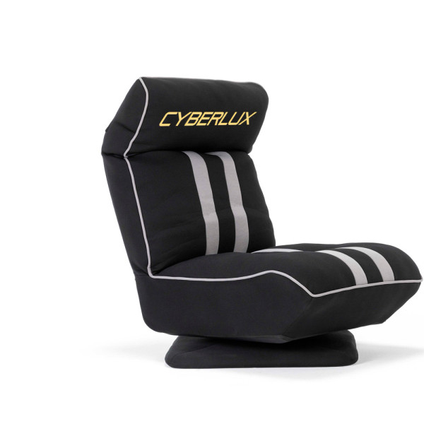 Геймерское кресло GM-06 Black (арт. GM-06 Black) - обивка ткань / черный с серым (коробок 1 шт.)