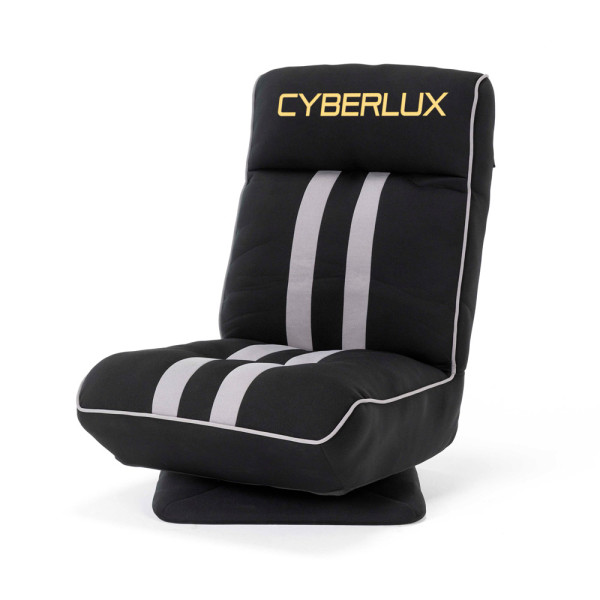 Геймерское кресло GM-06 Black (арт. GM-06 Black) - обивка ткань / черный с серым (коробок 1 шт.)