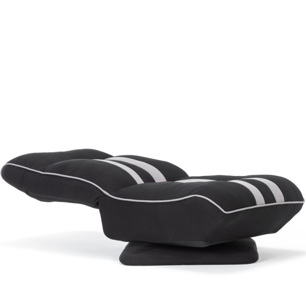Геймерское кресло GM-06 Black (арт. GM-06 Black) - обивка ткань / черный с серым (коробок 1 шт.)