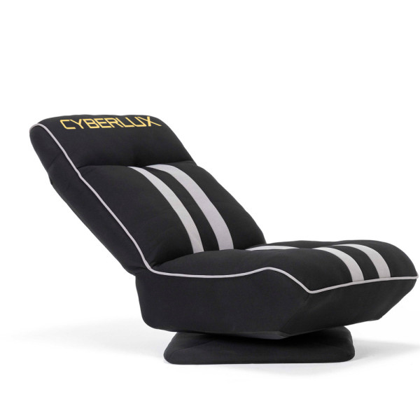 Геймерское кресло GM-06 Black (арт. GM-06 Black) - обивка ткань / черный с серым (коробок 1 шт.)