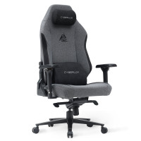 Геймерське крісло Cyberlux Ares Grey (арт. GM-405 G) - оббивка тканина / колір сірий з чорним (коробок-1 шт.)