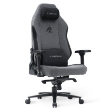 Геймерське крісло Cyberlux Ares Grey (арт. GM-405 G) - оббивка тканина / колір сірий з чорним (коробок-1 шт.)