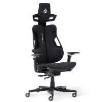 Геймерське крісло Cyberlux V10 Fabric Black (арт. GM-V10 FB) - оббивка тканина/колір чорний (коробок 1 шт.)