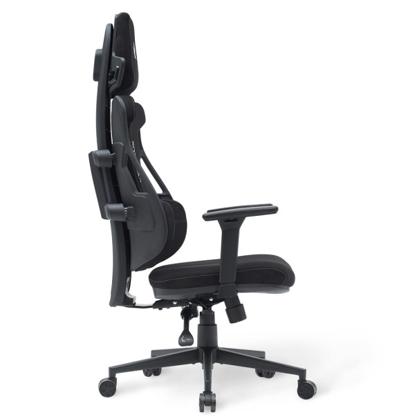 Геймерське крісло Cyberlux V8 Fabric Black (арт. GM-V8 FB) - оббивка чорна однотонна (коробок-1 шт.)