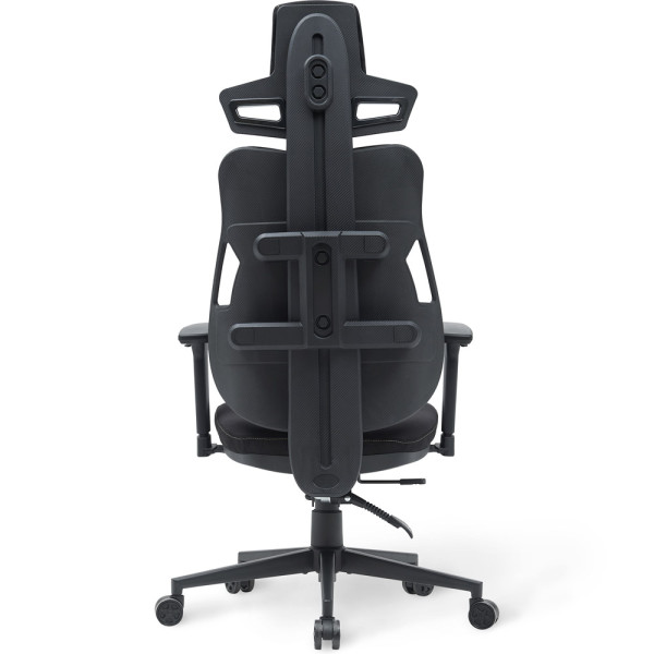 Геймерське крісло Cyberlux V8 Fabric Black (арт. GM-V8 FB) - оббивка чорна однотонна (коробок-1 шт.)