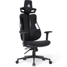 Геймерське крісло Cyberlux V8 Fabric Black (арт. GM-V8 FB) - оббивка чорна однотонна (коробок-1 шт.)