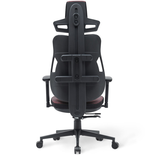 Геймерське крісло Cyberlux V8 Fabric Red (арт. GM-V8 FR) – оббивка червона однотонна (коробок-1 шт.)