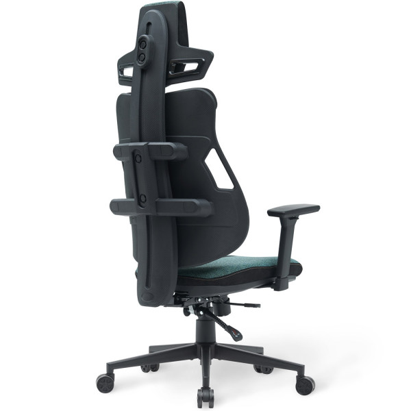Геймерське крісло Cyberlux V8 Fabric Green (арт. GM-V8 FZ) - оббивка бірюзова однотонна (коробок-1 шт.)