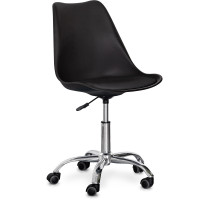 Кресло Evo-kids Capri Black (арт. H-231 B/B) - пластик черный / подушка черная (коробок-1 шт.)