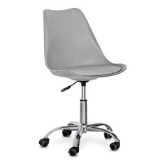 Кресло Hommex Kantri Grey (арт. H-231 G/G MR) - пластик серый / подушка серая (коробок-1 шт.)