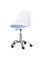 Крісло Evo-kids Capri White / Blue (арт. H-231 W/BL) - пластик білий / подушка блакитна (коробок-1 шт.)