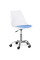 Крісло Evo-kids Capri White / Blue (арт. H-231 W/BL) - пластик білий / подушка блакитна (коробок-1 шт.)