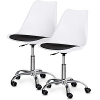 Комплект (2шт) крісло Evo-Kids Capri White / Black (арт H-231 W/B-Х2) - пластик білий / подушка чорна (коробок-1 шт.)