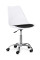 Крісло Hommex Kantri White / Black (арт. H-231 W/B MR) - пластик білий / чорна подушка (коробок-1 шт.)