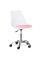 Крісло Evo-kids Capri White / Pink (арт. H-231 W/PN) - пластик білий / подушка рожева (коробок-1 шт.)