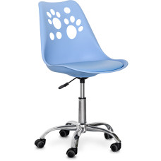 Дитяче крісло Evo-kids Indigo Blue (арт H-232 BL/BL) - пластик блакитний / подушка блакитна (коробок-1 шт.)