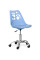 Дитяче крісло Evo-kids Indigo Blue (арт H-232 BL/BL) - пластик блакитний / подушка блакитна (коробок-1 шт.)
