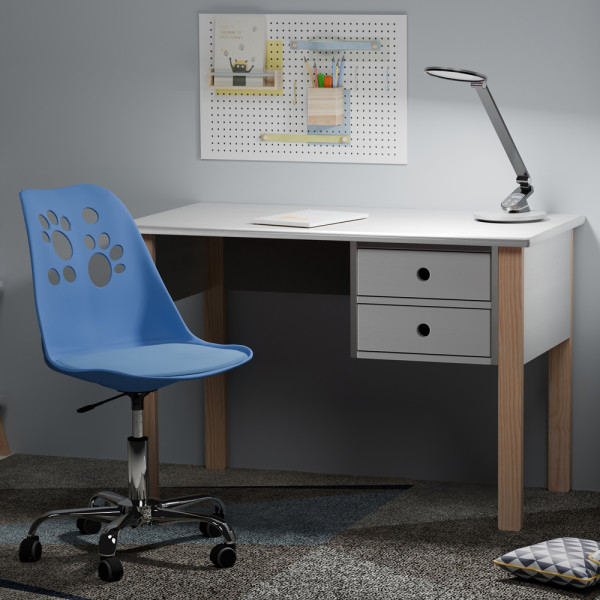 Комплект (4шт) дитяче крісло Evo-Kids Indigo Blue (арт H-232 BL/BL-Х4) - пластик блакитний / блакитна подушка (коробок-2 шт.)