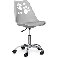 Детское кресло Evo-kids Indigo Grey (арт H-232 G/G) - пластик серый / подушка серая (коробок-1 шт.)