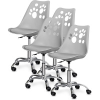 Комплект (4шт) дитяче крісло Evo-Kids Indigo Grey (арт H-232 G/G-Х4) - пластик сірий / подушка сіра (коробок-2 шт.)