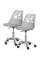Комплект (2шт) детское кресло Evo-Kids Indigo Grey (арт. H-232 G/G -Х2) - пластик серый / подушка серая (коробок-1 шт.)