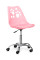 Крісло Hommex Dingo Pink (арт H-232 PN/PN MR) - пластик рожевий / рожева подушка (коробок-1 шт.)