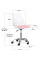 Детское кресло Evo-kids Indigo White / Pink (арт H-232 W/PN) - пластик белый / подушка розовая (коробок-1 шт.)