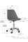 Кресло Hommex Albina Grey (арт H-233 Grey) - обивка серая однотонная / хромированное основание (коробок-1 шт.)