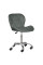 Крісло Hommex Margo Dark Grey fabric (арт.H-245 Dark Grey fabric MR) - оббивка темно-сіра тканина/хромована основа (коробок-1 шт.)