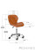Крісло Hommex Margo Light Brown (арт.H-245 Light Brown) - оббивка світло-коричнева еко шкіра/хромована основа (коробок-1 шт.)