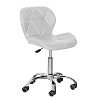 Крісло Hommex Maro Light Grey (арт.H-245 Light Grey MR) - оббивка світло-сіра еко шкіра / хромована основа (коробок-1 шт.)