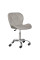 Крісло Hommex Maro Light Grey fabric (арт.H-245 Light Grey fabric MR) - оббивка світло-сіра тканина / хромована основа (коробок-1 шт.)