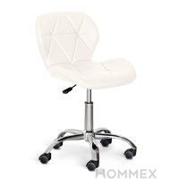 Крісло Hommex Margo White (арт. H-245 White MR) - оббивка біла екошкіра / хромована основа (коробок-1 шт.)