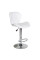 Кресло Hommex Martini White (арт. H-445 White/Shrome base MR) – обивка белая экокожа/хромированная основа (коробок-1 шт.)