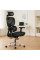 Крісло Mealux D1 Duo Air Fabric Black (арт. HF-D1 Duo F/B) - спинка сітка / сидіння тканина / колір чорний (коробок-1 шт.)