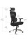 Крісло Mealux D1 Air Fabric Black (арт. HF-D1 F/B) - спинка сітка / сидіння тканина / колір чорний (коробок-1 шт.)