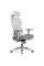 Крісло Mealux D1 Air Fabric Grey (арт. HF-D1 F/G) - спинка сітка / сидіння тканина / колір cірий (коробок-1 шт.)
