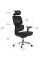 Крісло Mealux D2 Air Fabric Black (арт. HF-D2 F/B) - спинка сітка / сидіння тканина / колір чорний (коробок-1 шт.)