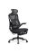 Офісне крісло Mealux HF-G20 Black (арт. HF-G20 F/B) - спинка сітка / сидіння тканина / колір чорний (коробок 1 шт.)