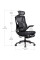 Офісне крісло Mealux HF-G20 Black (арт. HF-G20 F/B) - спинка сітка / сидіння тканина / колір чорний (коробок 1 шт.)