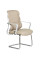 Кресло Mealux Easy Static Beige (арт. HF-L10 F/BR) - спинка сетка/сиденье ткань/бежевый (коробок-1 шт.)
