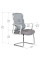 Крісло Mealux Easy Static Grey (арт. HF-L10 F/G) - спинка сітка / сидіння тканина / сіре (коробок-1 шт.)