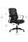 Крісло Mealux Easy Lite Black (арт. HF-L14 F/B) - спинка сітка / сидіння тканина / чорне (коробок-1 шт.)