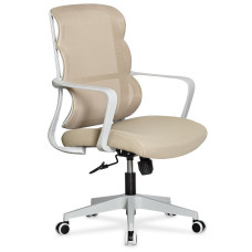 Кресло Mealux Easy Lite Beige (арт. HF-L14 F/BR) - спинка сетка/сиденье ткань/бежевый (коробок-1 шт.)