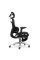 Крісло з масажним ефектом Mealux M10 Air Massage Black (арт. HF-M10 M/BB) - спинка сітка / сидіння сітка / чорне (коробок-1 шт.)
