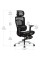 Крісло з масажним ефектом Mealux M10 Air Massage Black (арт. HF-M10 M/BB) - спинка сітка / сидіння сітка / чорне (коробок-1 шт.)