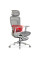 Крісло з масажним ефектом Mealux M10 Air Massage Grey (арт. HF-M10 M/G) - спинка сітка / сидіння сітка / колір сірий (коробок-1 шт.)