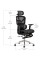 Крісло з масажним ефектом Mealux M6 Air Massage Black (арт. HF-M6 M/B) - спинка сітка / сідіння сітка / чорне (коробок-1 шт.)
