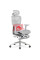 Крісло з масажним ефектом Mealux M6 Air Massage Grey (арт. HF-M6 M/G) - спинка сітка / сідіння сітка / сіре (коробок-1 шт.)